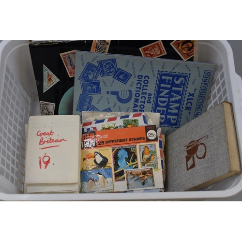 442 - Three Stock Books containing a selection of Stamps together with Collectors Book, Loose and Mounted ... 