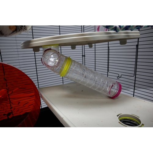 484 - Large Hamster Cage with Accessories Approx 32