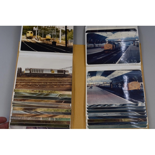 490 - 16 photo albums each containing 72 photos of Railway engines from various locations around the count... 