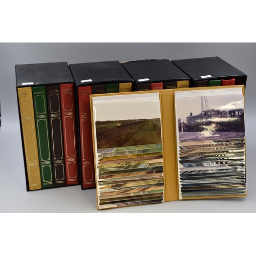 490 - 16 photo albums each containing 72 photos of Railway engines from various locations around the count... 