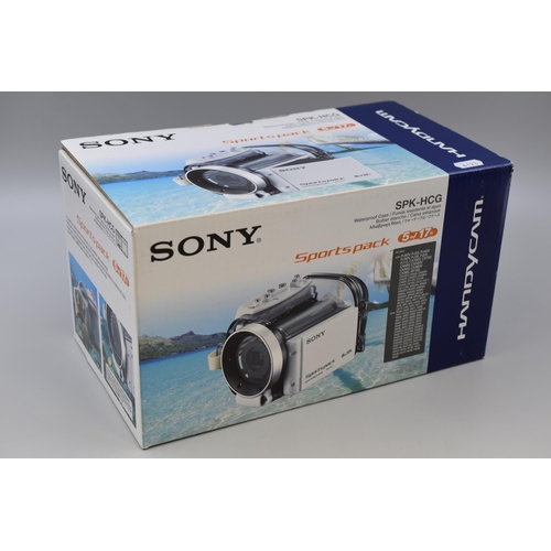 550 - Sony sports pack SPK-HCG water proof case, as new in original box and packaging