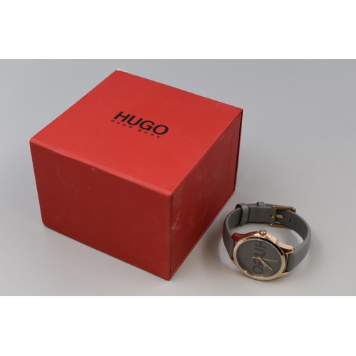 104 - Boxed Hugo Boss Mens Watch