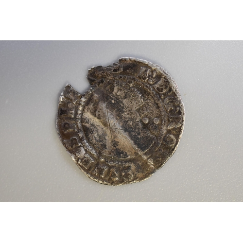 156 - Elizabeth I Silver Hammered Half Groat