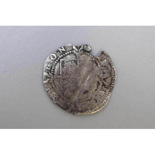 156 - Elizabeth I Silver Hammered Half Groat