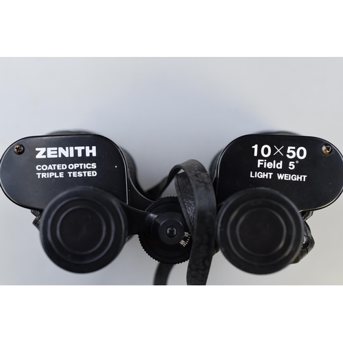 532 - A Boxed Pair of Zenith 10x50 ZCF Binoculars