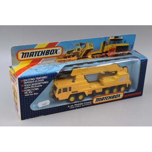 188 - Boxed Matchbox Superkings K-114, Taylor Woodrow Mobile Crane