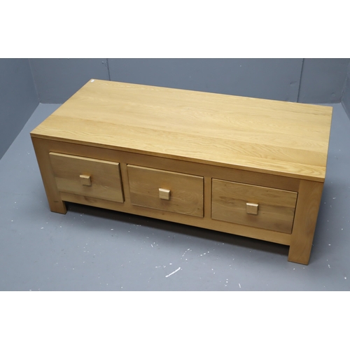 586 - Large Coffee Table Containing Six Drawers (46