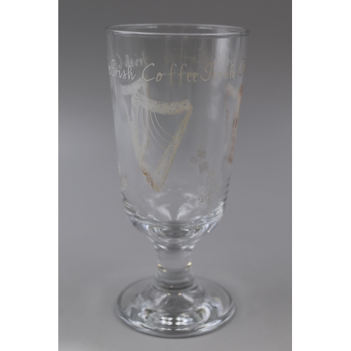 370 - Boxed Set of Six Eamon Irish Coffee Glasses 