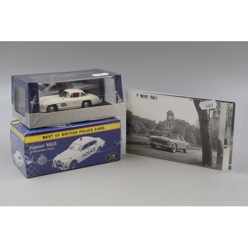 194 - Sealed, New Collectors Jaguar Mk II Bedfordshire Police Car, By Atlas Editions Model No 4 650 101 Sc... 