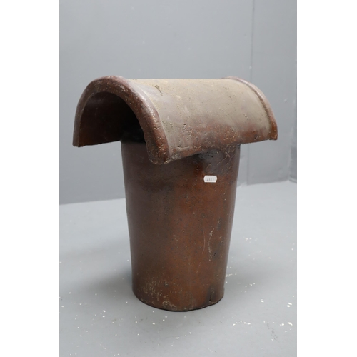 645 - Vintage Salt Glazed Chimney Topper approx 7.5