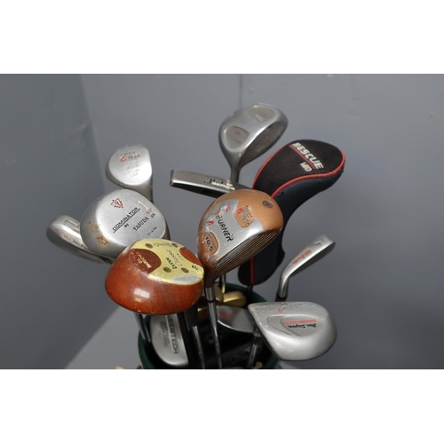 652 - Two GOLF Bags with Contents Includes Balls, Clubs and Tees . Ping, Peter Allis, Taylor made and More... 