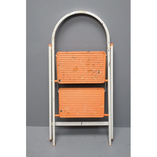 667 - Folding Metal Framed Step Up