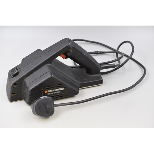 677 - Black&Decker black Planer BD710 350 Watt (untested)