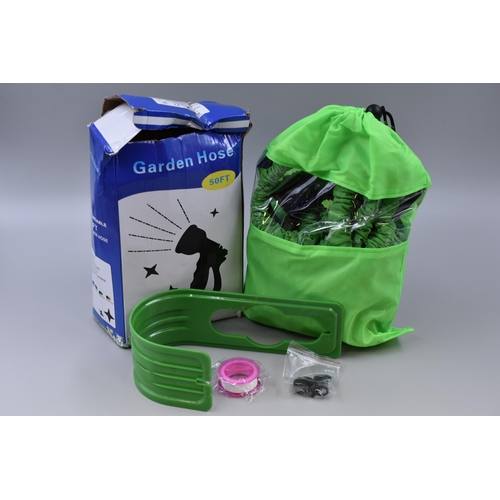 681 - 3X Expandable Garden Hose 50ft with Accessories