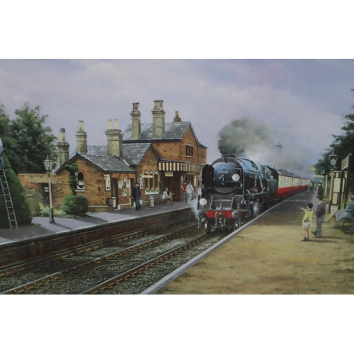 755 - Collection of 3 steam engine pictures (Bodmin at Ropley by Chris woods 23