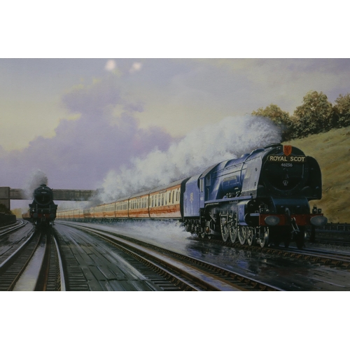 755 - Collection of 3 steam engine pictures (Bodmin at Ropley by Chris woods 23