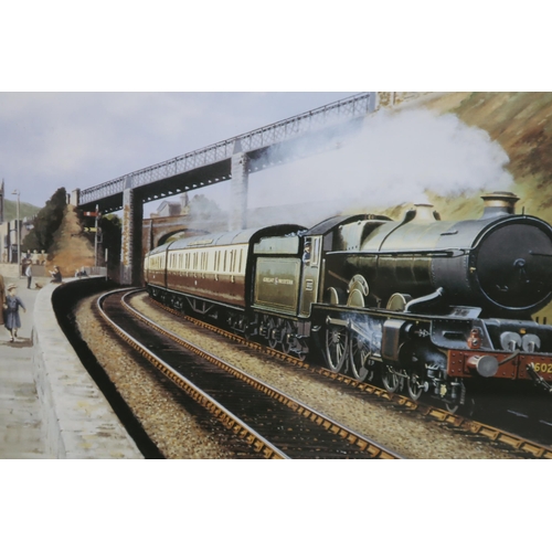 755 - Collection of 3 steam engine pictures (Bodmin at Ropley by Chris woods 23