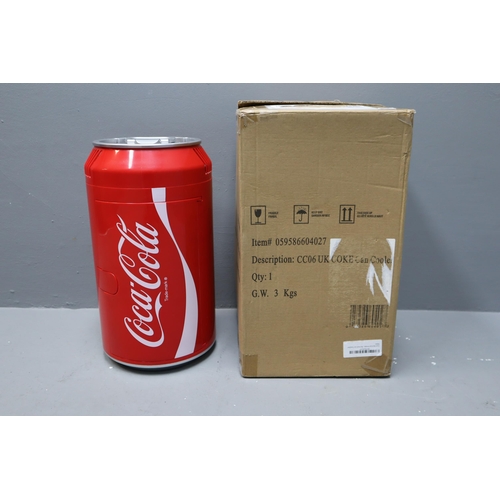 764 - Coca-Cola Can Cooler Mini Fridge with Box Approx 15