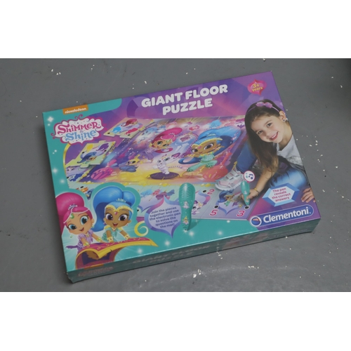 768 - Box full of games and jigsaws (some sealed) to include Disney Panorama jigsaw, Hornby train jigsaw a... 