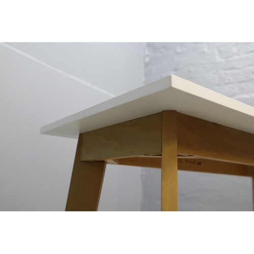 580 - Modern Two Tier Console Table approx 32