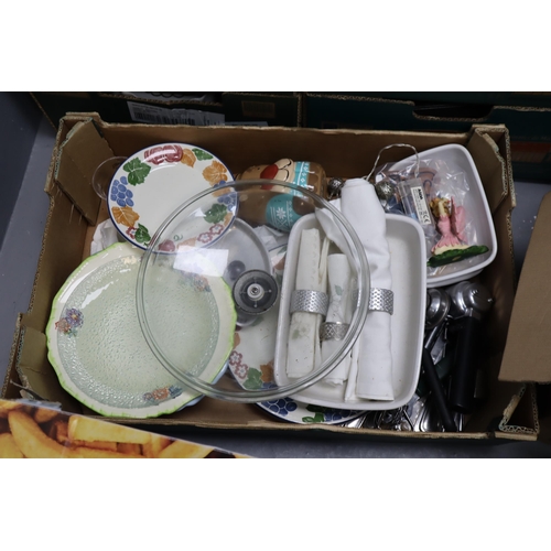 809 - NO POSTAGE Large Mixed Lot of Mainly Kitchen Supplies Including Deep Fryer, Coffee Machine, Toaster ... 