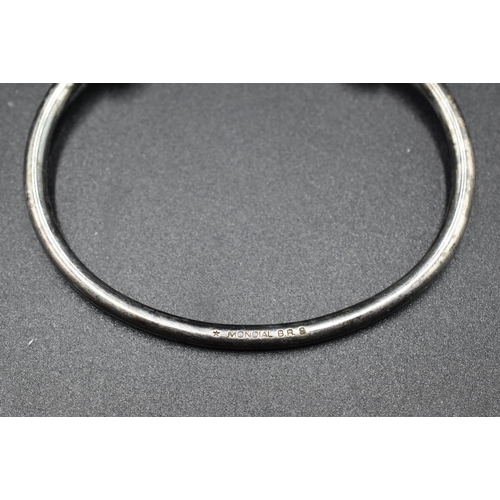 91 - Mondial BRS Silver Bangle