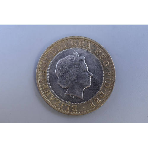 196 - 2002 Commonwealth Games Scotland £2 coin