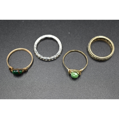 108 - Selection of 4 Unmarked Rings