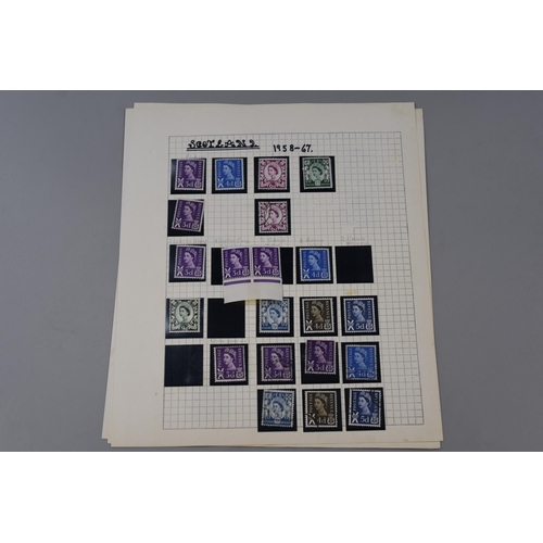 205 - Collection of mint Regional stamps from 1950's