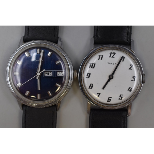 119 - Two Timex wind up watches (working)