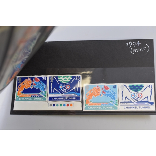 214 - Collection of 1990's stamps to include sets of Harry Potter, D Day, Princess Diana, 12 Days of Chris... 