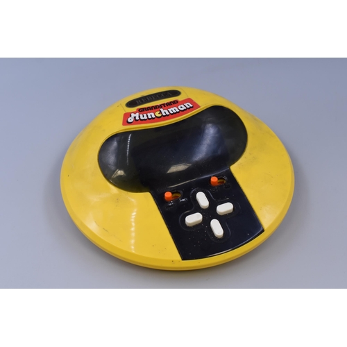 222 - A Retro Grandstand Munchman Portable Game, Powers On When Tested