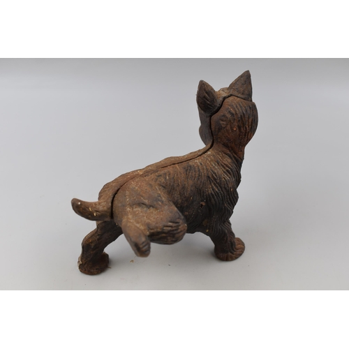 407 - A Cast Iron Scotty Dog Door Stop, Approx 6.5