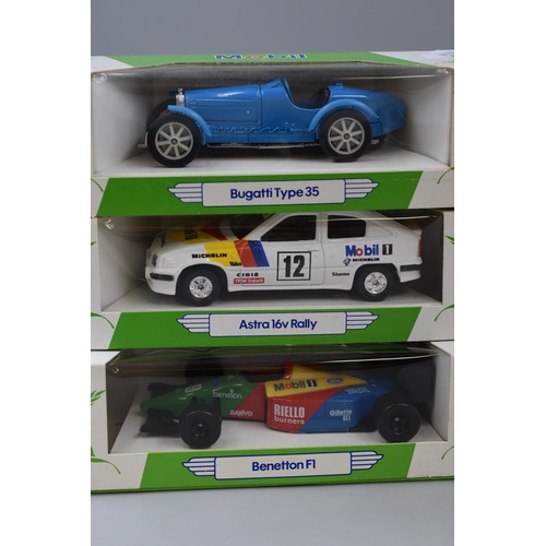 230 - Six Mobil Issued Corgi Die-Cast Models complete with Boxes including Astra 16v Rally, Bentley 4.5 Lt... 