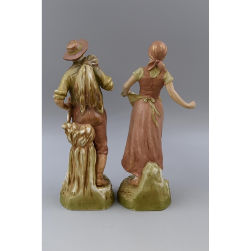 364 - Pair of Royal Dux Fine Porcelain Figures (2275 / 2276) 11