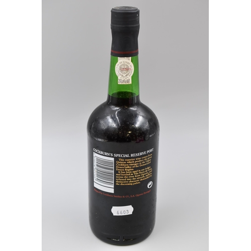 371 - Sealed 75cl Bottle of Cockburn's Special Reserve Port