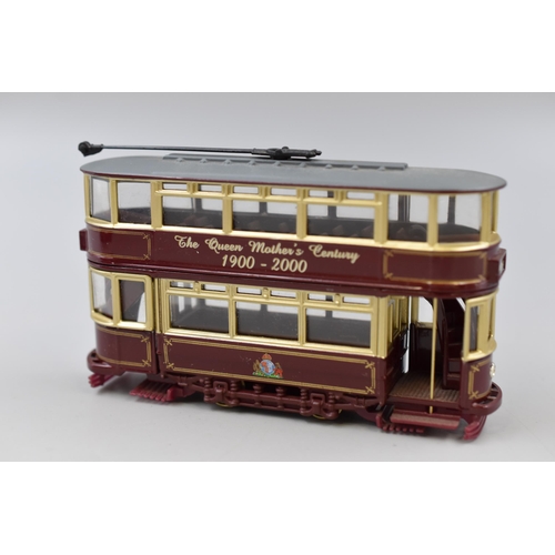 250 - Corgi diecast model to include the Queen Mother's Century 36712 tram 1900-2000 (3474/8000)