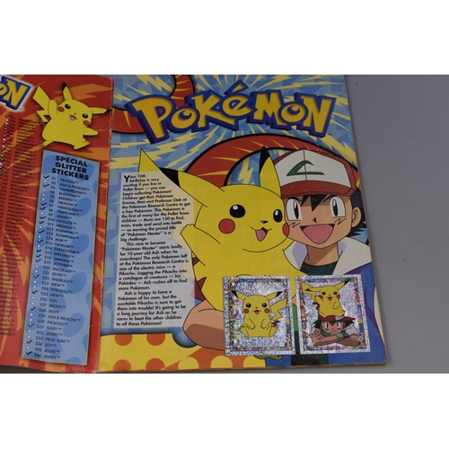 495 - Collection of Pokemon 1st Edition Neo Discovery Cards and a Full Merlin Sticker Album