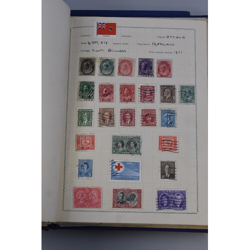 508 - Two Tip Top Stamp Albums Containing a Wide selection of Worldwide Stamps in Both Pictorial and Defin... 