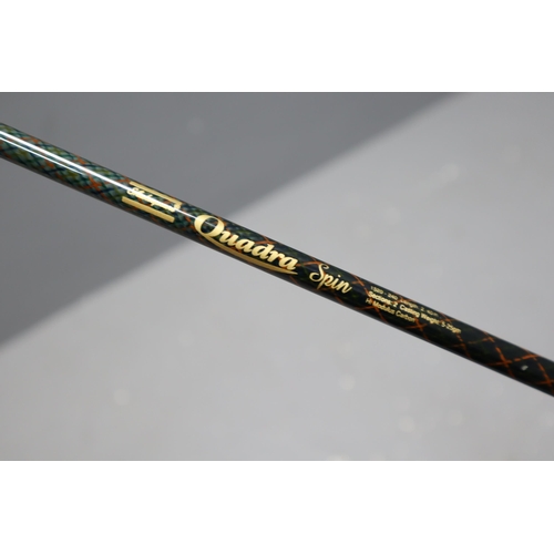 734 - A Shakespeare Quadra Two Piece Carbon Spin Rod, 2.4m. In Bag