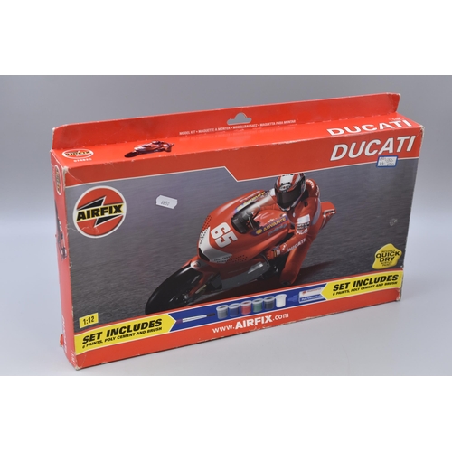 809 - An Airfix Ducati Motorbike Model Kit (1:12), Appears Complete