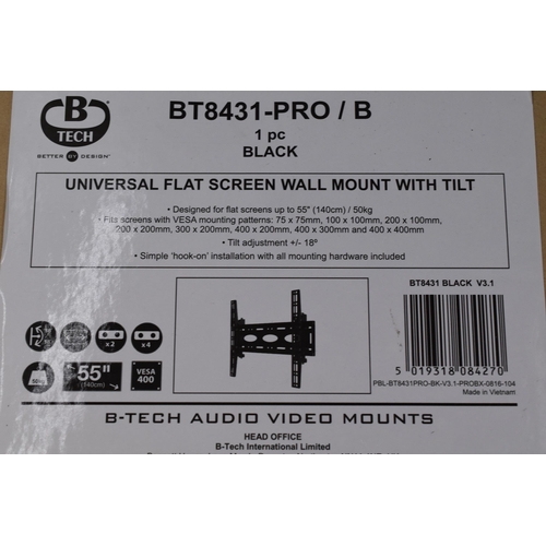 800 - New Universal TV Flat Screen Wall Mount with Tilt (up to 55