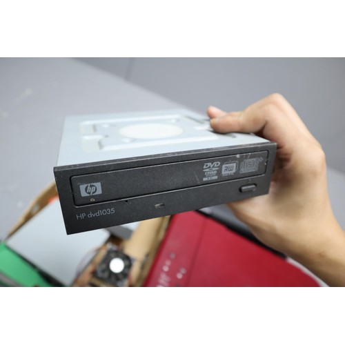 865 - Two Printers (Canon and Epson) Integrated CD Drives, Power Supply and More