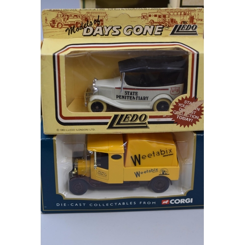 842 - Collection of Boxed Collectors Classic Vehicles to include Yorkshire Tea, Lledo, Matchbox, Corgi and... 