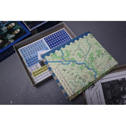 867 - A Selection of Six Military Strategy Board Games To Include The Army of The Heartland; The Army of T... 