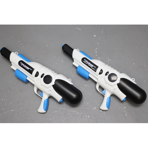 868 - Two Splash Blasters Space Themed Cyclone Water Guns