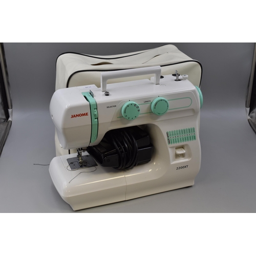 871 - Janome (Model 2200XT) Electric Sewing Machine (Working)