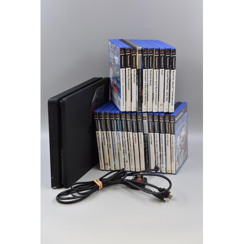 878 - Sony Playstation 2 Console with 25 Games