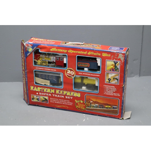 885 - A Boxed Eastern Express Train Set, Appears Complete