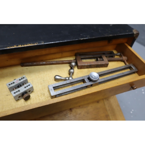 864 - Sturdy Engineering cabinet with tools with key